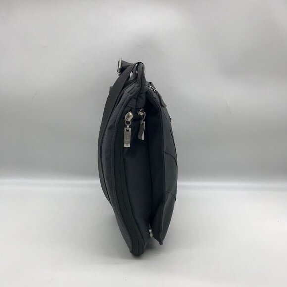 Baggallini Gray Nylon North South Crossbody - Picture 3 of 12